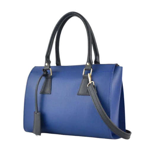 Azure Charm Top-Handle Bag