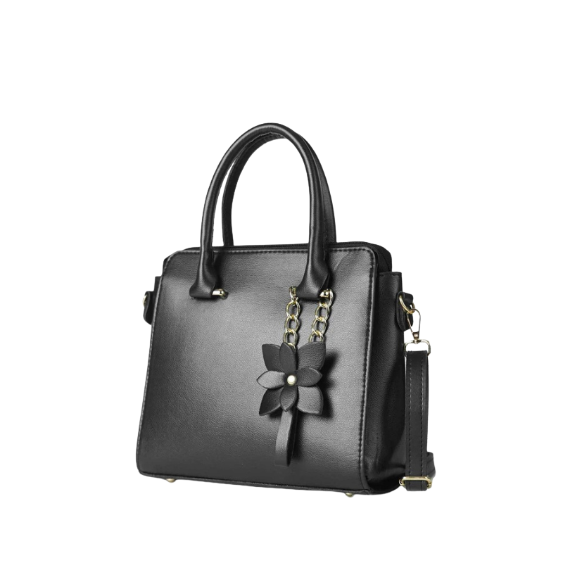 Black Floweret Bag