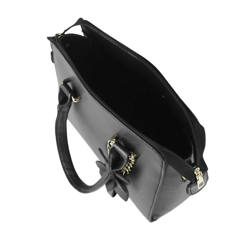 Black Floweret Bag