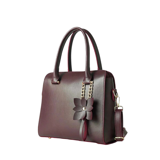 Maroon Floweret Bag
