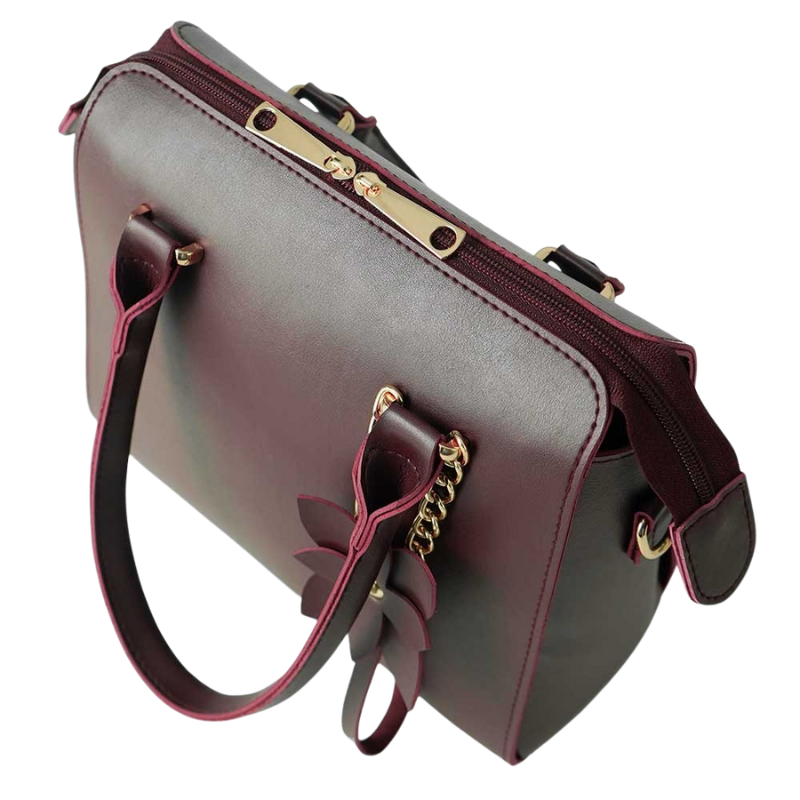Maroon Floweret Bag