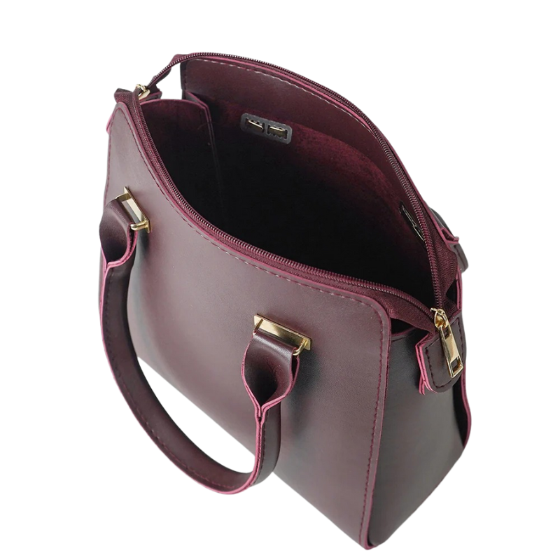 Maroon Floweret Bag