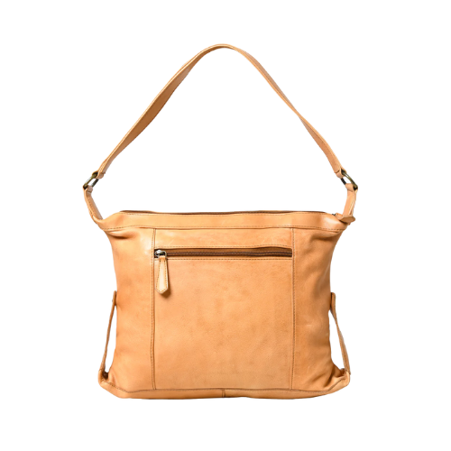 Amber Weave Leather Shoulder Bag – Stylish Everyday Carry