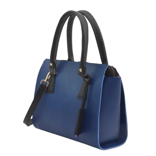 Azure Charm Top-Handle Bag