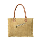 Rustic Stag Emblem Tote Bag