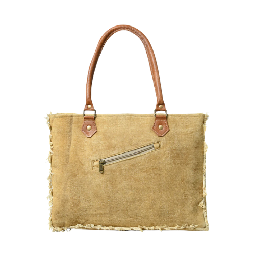 Rustic Stag Emblem Tote Bag